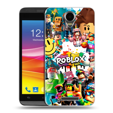 Силиконовый чехол на Micromax Canvas Power с принтом Roblox Роблокс Силиконовый чехол на Micromax Canvas Power с принтом Roblox Роблокс