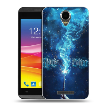 Силиконовый чехол на Micromax Canvas Power с принтом Harry Potter Гарри Поттер