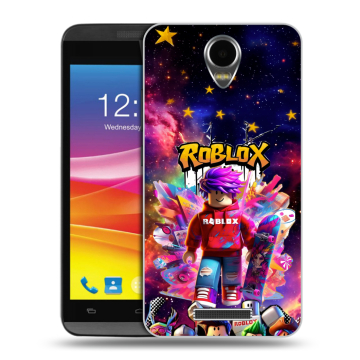 Силиконовый чехол на Micromax Canvas Power с принтом Roblox Роблокс Силиконовый чехол на Micromax Canvas Power с принтом Roblox Роблокс