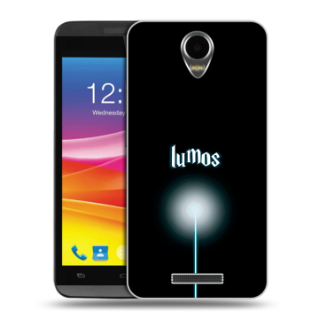 Силиконовый чехол на Micromax Canvas Power с принтом Harry Potter Гарри Поттер