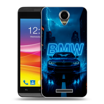Силиконовый чехол на Micromax Canvas Power с принтом BMW БМВ Силиконовый чехол на Micromax Canvas Power с принтом BMW БМВ