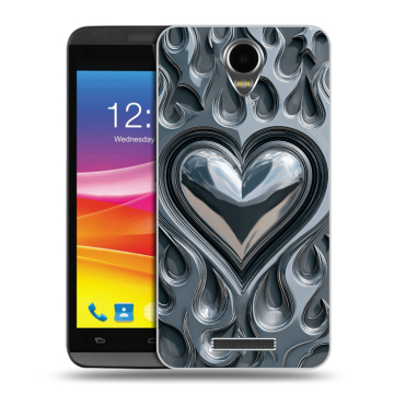 Силиконовый чехол на Micromax Canvas Power с принтом Y2K