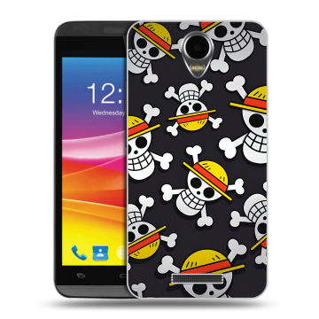Силиконовый чехол на Micromax Canvas Power с принтом One Piece Ван Пис