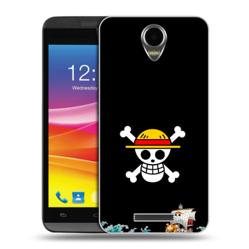 Силиконовый чехол на Micromax Canvas Power с принтом One Piece Ван Пис