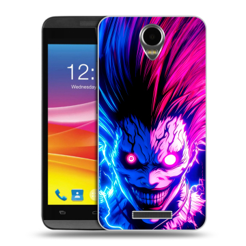 Силиконовый чехол на Micromax Canvas Power с принтом Death note Тетрадь смерти