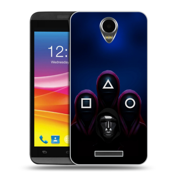 Силиконовый чехол на Micromax Canvas Power с принтом Игра Кальмара