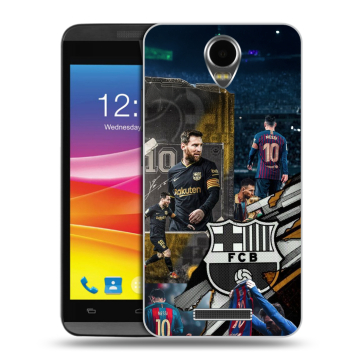 Силиконовый чехол на Micromax Canvas Power с принтом Messi Barcelona Силиконовый чехол на Micromax Canvas Power с принтом Messi Barcelona