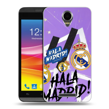 Силиконовый чехол на Micromax Canvas Power с принтом Real Madrid Реал Мадрид