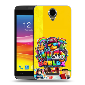 Силиконовый чехол на Micromax Canvas Power с принтом Roblox Роблокс Силиконовый чехол на Micromax Canvas Power с принтом Roblox Роблокс