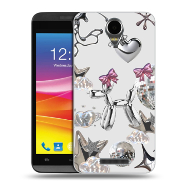 Силиконовый чехол на Micromax Canvas Power с принтом Y2K
