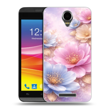 Силиконовый чехол на Micromax Canvas Power с принтом женский Силиконовый чехол на Micromax Canvas Power с принтом женский