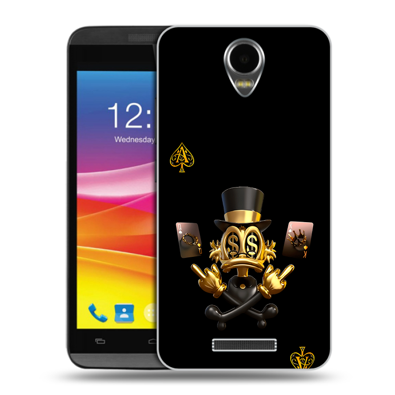 Силиконовый чехол на Micromax Canvas Power с принтом Золотой скрудж макдак Силиконовый чехол на Micromax Canvas Power с принтом Золотой скрудж макдак