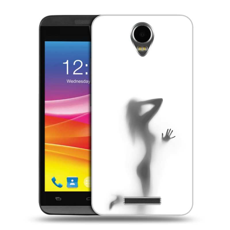Силиконовый чехол на Micromax Canvas Power с принтом Силуэт Силиконовый чехол на Micromax Canvas Power с принтом Силуэт