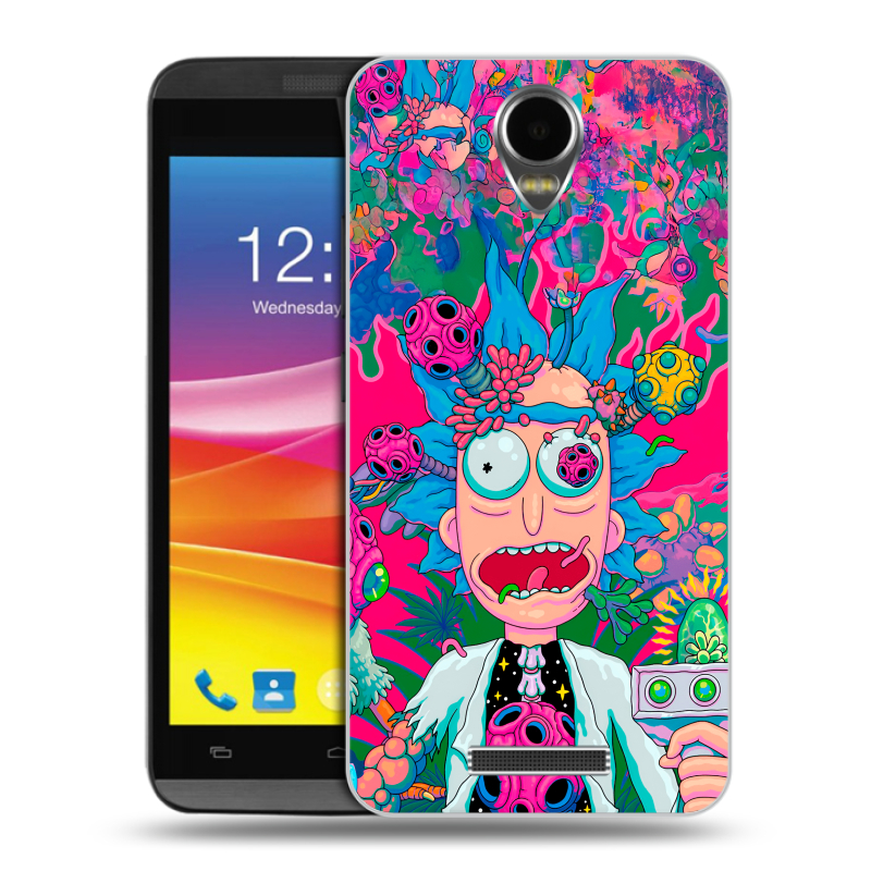 Силиконовый чехол на Micromax Canvas Power с принтом Рик и Морти Rick Morty Силиконовый чехол на Micromax Canvas Power с принтом Рик и Морти Rick Morty