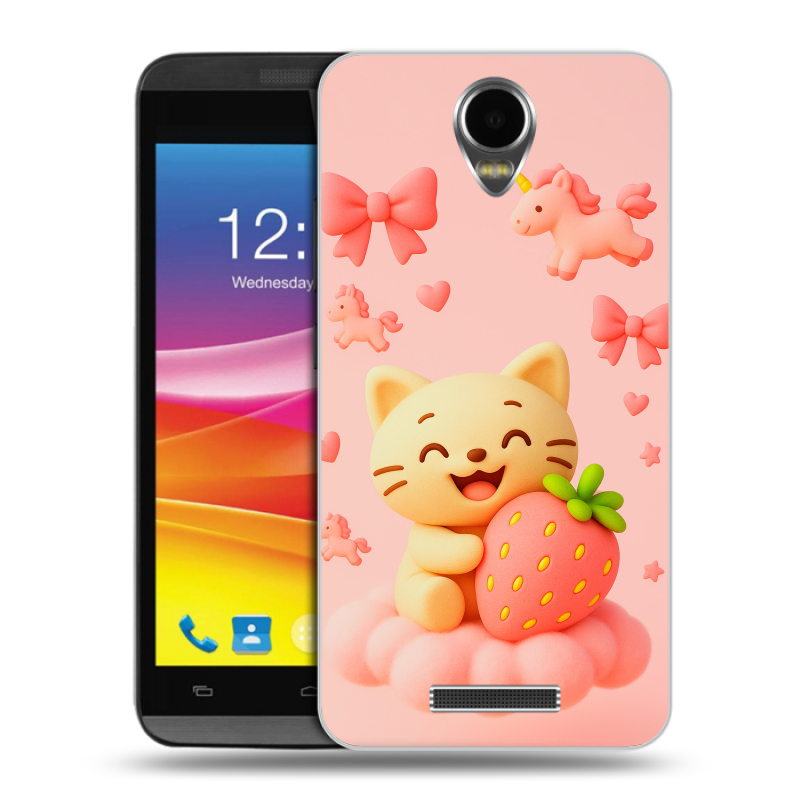 Силиконовый чехол на Micromax Canvas Power с принтом для девочек Силиконовый чехол на Micromax Canvas Power с принтом для девочек