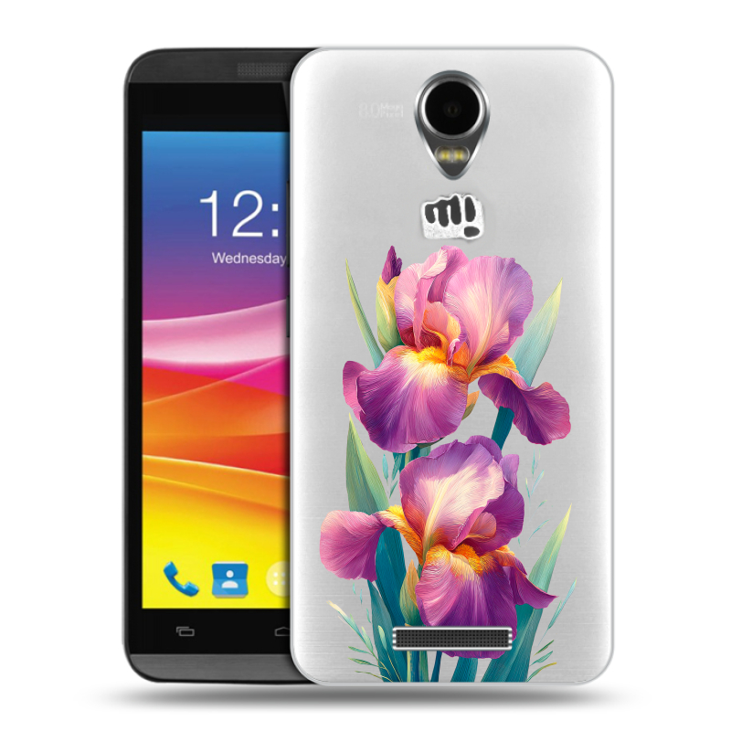 Силиконовый чехол на Micromax Canvas Power с принтом Цветы орхидеи Силиконовый чехол на Micromax Canvas Power с принтом Цветы орхидеи