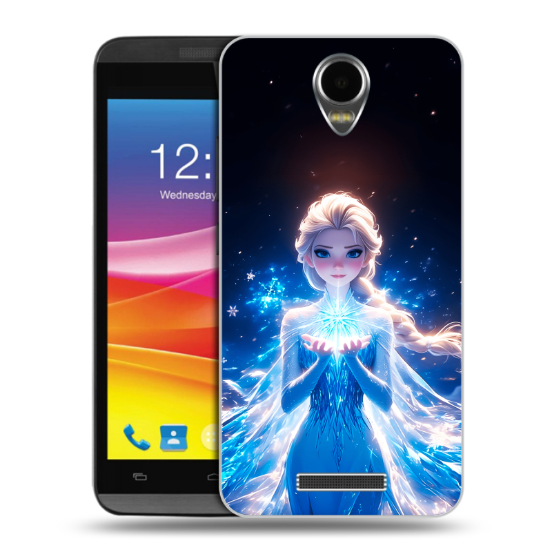 Силиконовый чехол на Micromax Canvas Power с принтом Холодное сердце Frozen Силиконовый чехол на Micromax Canvas Power с принтом Холодное сердце Frozen