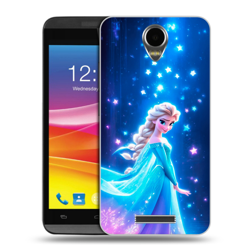 Силиконовый чехол на Micromax Canvas Power с принтом Холодное сердце Frozen Силиконовый чехол на Micromax Canvas Power с принтом Холодное сердце Frozen
