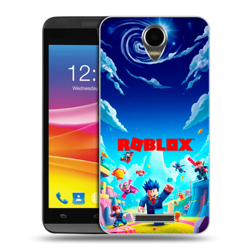 Силиконовый чехол на Micromax Canvas Power с принтом Roblox Роблокс Силиконовый чехол на Micromax Canvas Power с принтом Roblox Роблокс
