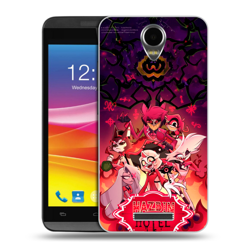 Силиконовый чехол на Micromax Canvas Power с принтом Hazbin Hotel Отель Хазбин Силиконовый чехол на Micromax Canvas Power с принтом Hazbin Hotel Отель Хазбин