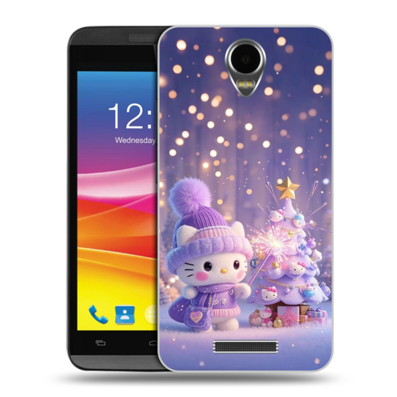 Силиконовый чехол на Micromax Canvas Power с принтом Новый год Силиконовый чехол на Micromax Canvas Power с принтом Новый год