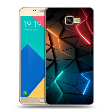 Силиконовый чехол на Samsung Galaxy A9 с принтом Абстракция неон Силиконовый чехол на Samsung Galaxy A9 с принтом Абстракция неон