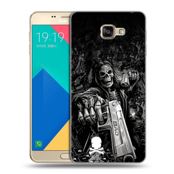 Силиконовый чехол на Samsung Galaxy A9 с принтом Скелет Силиконовый чехол на Samsung Galaxy A9 с принтом Скелет