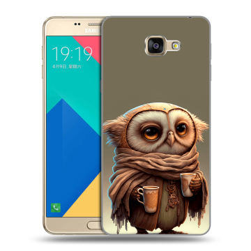 Силиконовый чехол на Samsung Galaxy A9 с принтом Сова Силиконовый чехол на Samsung Galaxy A9 с принтом Сова