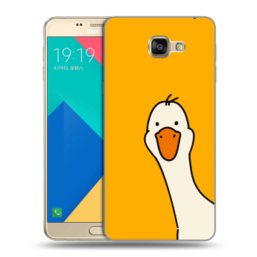 Силиконовый чехол на Samsung Galaxy A9 с принтом Утка