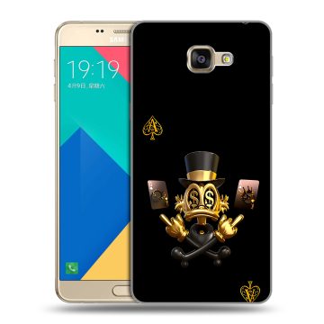 Силиконовый чехол на Samsung Galaxy A9 с принтом Золотой скрудж макдак Силиконовый чехол на Samsung Galaxy A9 с принтом Золотой скрудж макдак