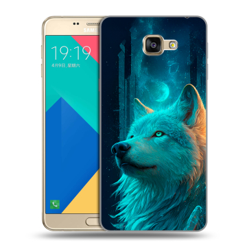 Силиконовый чехол на Samsung Galaxy A9 с принтом бабочки саккура