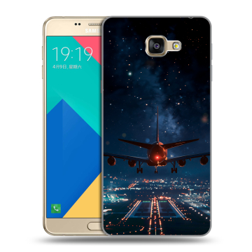 Силиконовый чехол на Samsung Galaxy A9 с принтом самолет Силиконовый чехол на Samsung Galaxy A9 с принтом самолет