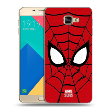 Силиконовый чехол на Samsung Galaxy A9 с принтом человек паук spiderman