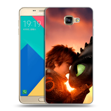 Силиконовый чехол на Samsung Galaxy A9 с принтом Как приручить дракона