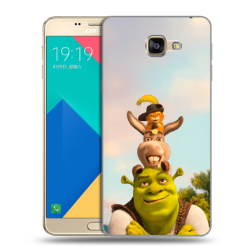 Силиконовый чехол на Samsung Galaxy A9 с принтом Шрек Shrek Силиконовый чехол на Samsung Galaxy A9 с принтом Шрек Shrek