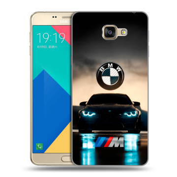 Силиконовый чехол на Samsung Galaxy A9 с принтом БМВ BMW