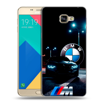 Силиконовый чехол на Samsung Galaxy A9 с принтом БМВ BMW