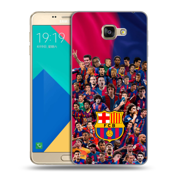 Силиконовый чехол на Samsung Galaxy A9 с принтом Барселона Barcelona Силиконовый чехол на Samsung Galaxy A9 с принтом Барселона Barcelona