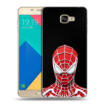 Силиконовый чехол на Samsung Galaxy A9 с принтом человек паук spiderman