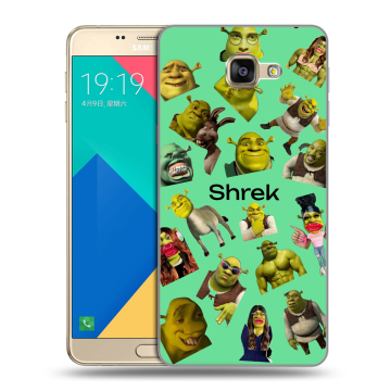 Силиконовый чехол на Samsung Galaxy A9 с принтом Шрек Shrek Силиконовый чехол на Samsung Galaxy A9 с принтом Шрек Shrek