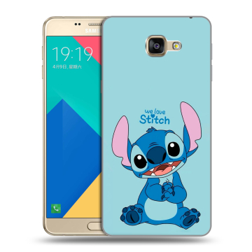 Силиконовый чехол на Samsung Galaxy A9 с принтом Лило и Стич Силиконовый чехол на Samsung Galaxy A9 с принтом Лило и Стич