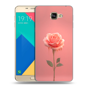 Силиконовый чехол на Samsung Galaxy A9 с принтом Розовая роза Силиконовый чехол на Samsung Galaxy A9 с принтом Розовая роза