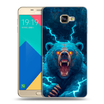 Силиконовый чехол на Samsung Galaxy A9 с принтом Медведь Силиконовый чехол на Samsung Galaxy A9 с принтом Медведь