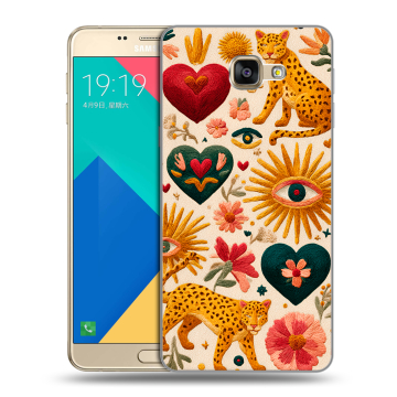 Силиконовый чехол на Samsung Galaxy A9 с принтом Модный принт Силиконовый чехол на Samsung Galaxy A9 с принтом Модный принт