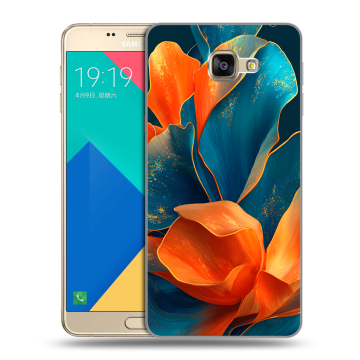 Силиконовый чехол на Samsung Galaxy A9 с принтом Цветы Силиконовый чехол на Samsung Galaxy A9 с принтом Цветы