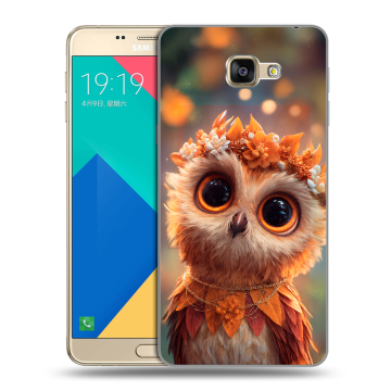 Силиконовый чехол на Samsung Galaxy A9 с принтом Милая сова Силиконовый чехол на Samsung Galaxy A9 с принтом Милая сова