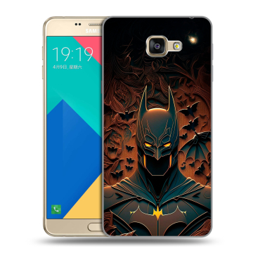 Силиконовый чехол на Samsung Galaxy A9 с принтом Batman Бэтмен Силиконовый чехол на Samsung Galaxy A9 с принтом Batman Бэтмен