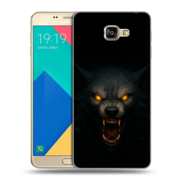Силиконовый чехол на Samsung Galaxy A9 с принтом Волк Силиконовый чехол на Samsung Galaxy A9 с принтом Волк