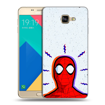Силиконовый чехол на Samsung Galaxy A9 с принтом Spiderman Человек паук Силиконовый чехол на Samsung Galaxy A9 с принтом Spiderman Человек паук