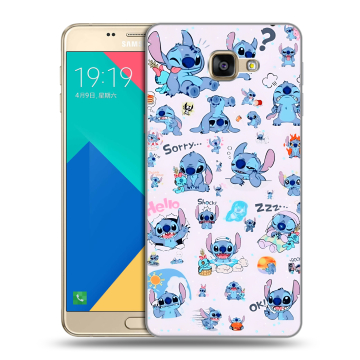 Силиконовый чехол на Samsung Galaxy A9 с принтом Лило и Стич Силиконовый чехол на Samsung Galaxy A9 с принтом Лило и Стич